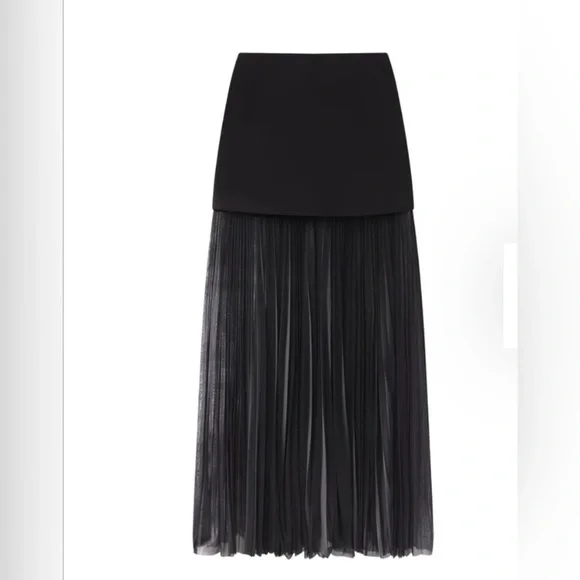 A.L.C Willa Pleated Maxi Skirt $495 - Picture 5 of 11